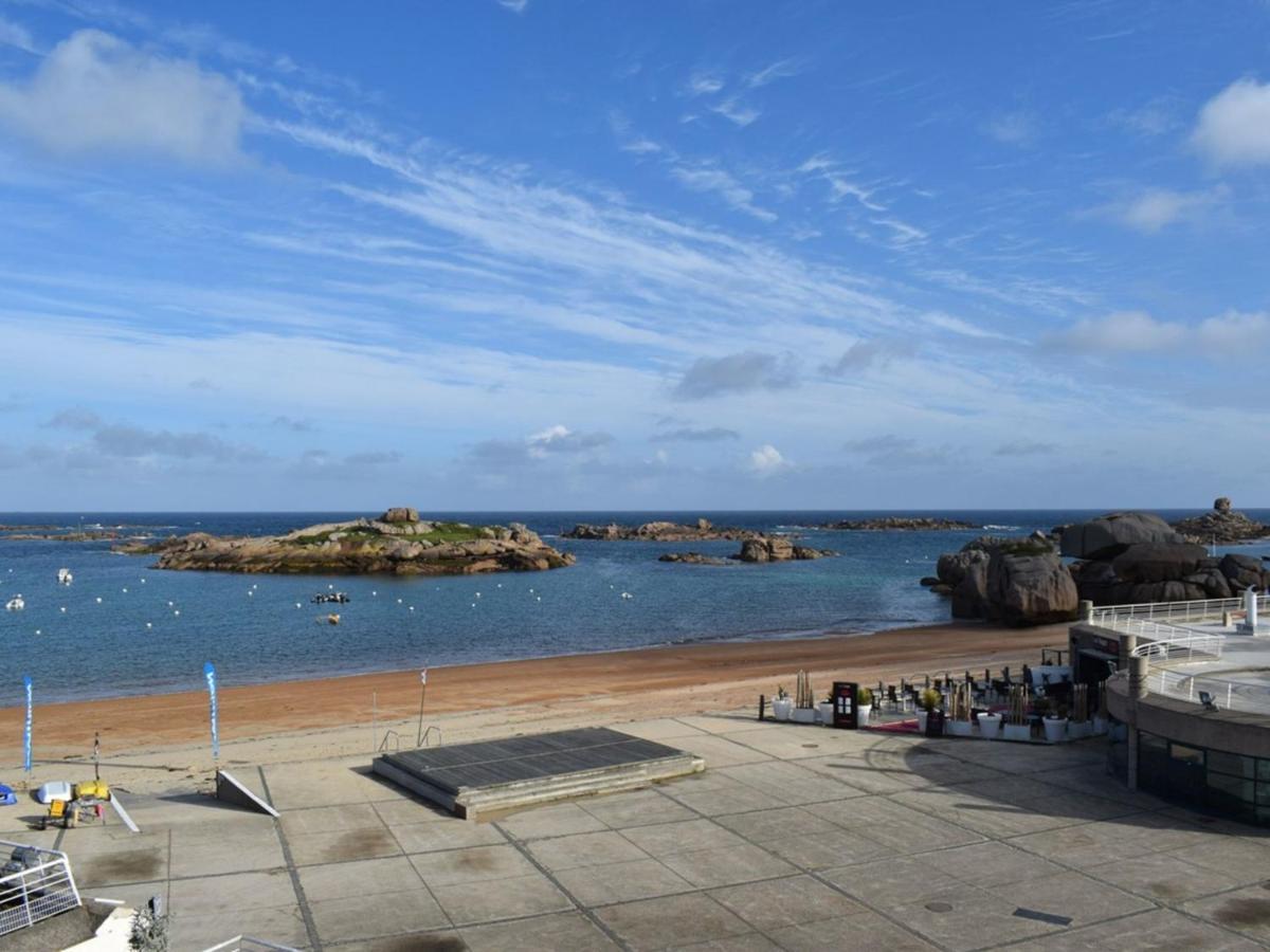 Superbe Appartement Avec Vue Mer Et Parking A Tregastel - Fr-1-368-29 外观 照片