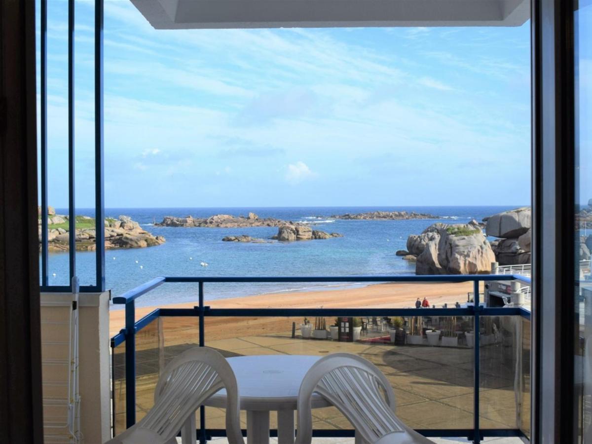 Superbe Appartement Avec Vue Mer Et Parking A Tregastel - Fr-1-368-29 外观 照片
