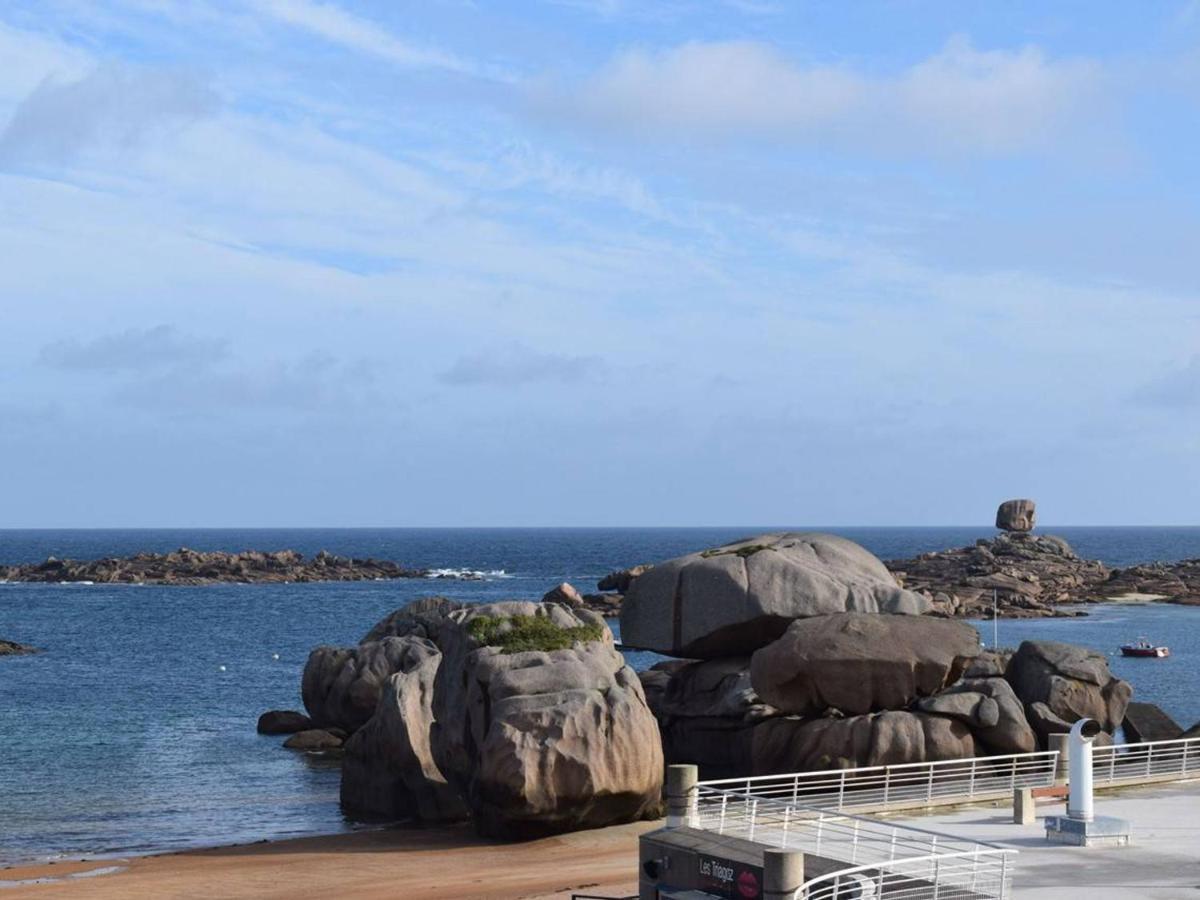 Superbe Appartement Avec Vue Mer Et Parking A Tregastel - Fr-1-368-29 外观 照片